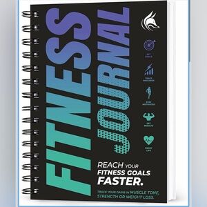 Clever Fox Daily Fitness Journal Workout Log Book/Journal for Men, Women, Teens